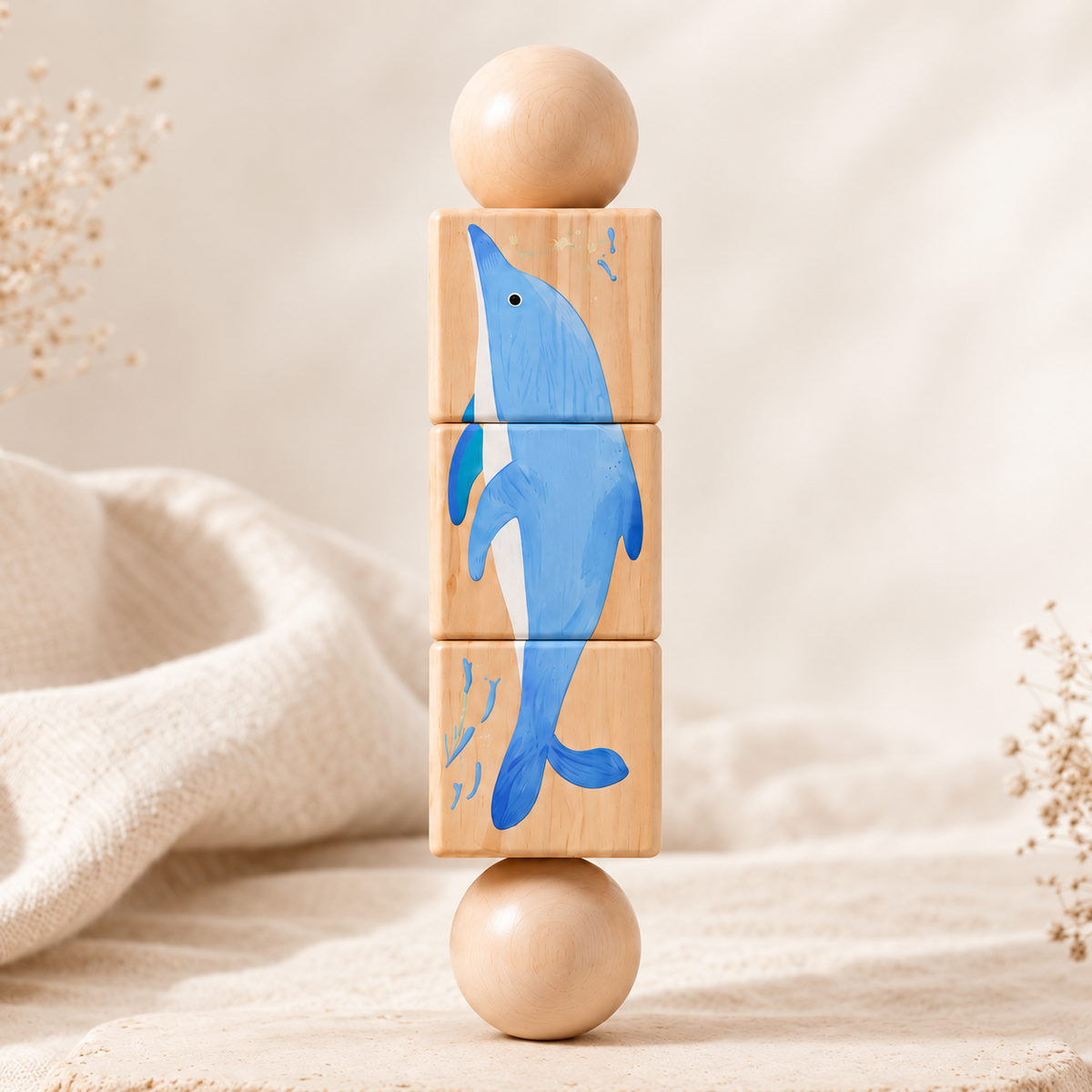 Puzzle sonajero – Ballena
