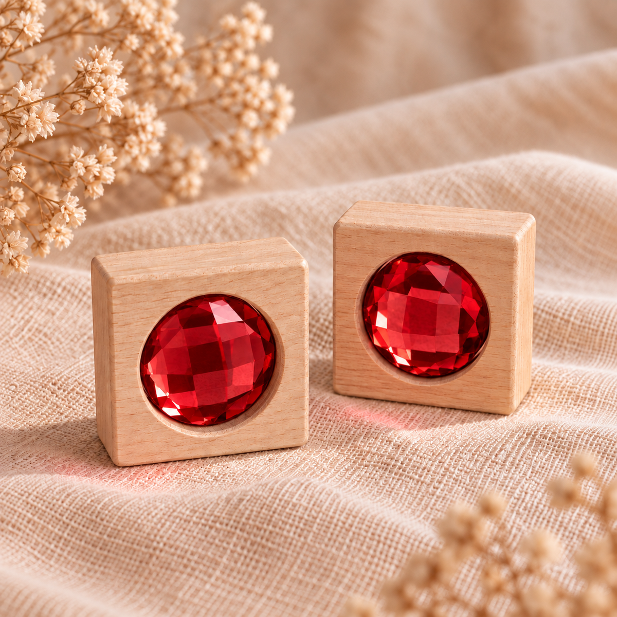 Bloque caleidoscopio – Rojo
