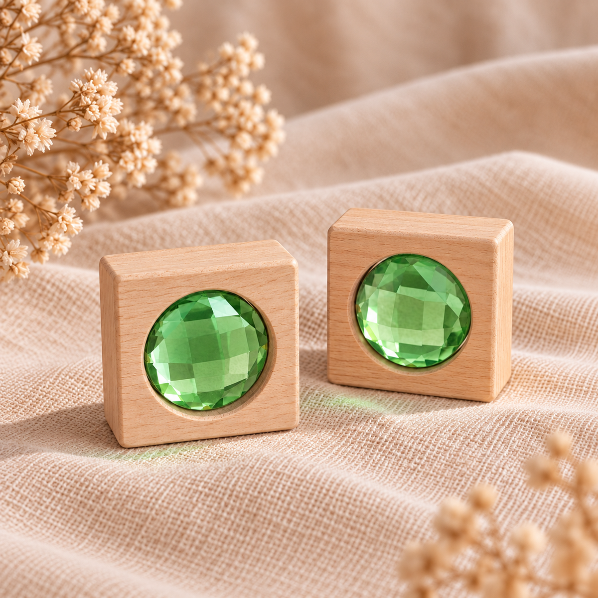 Bloque caleidoscopio – Verde
