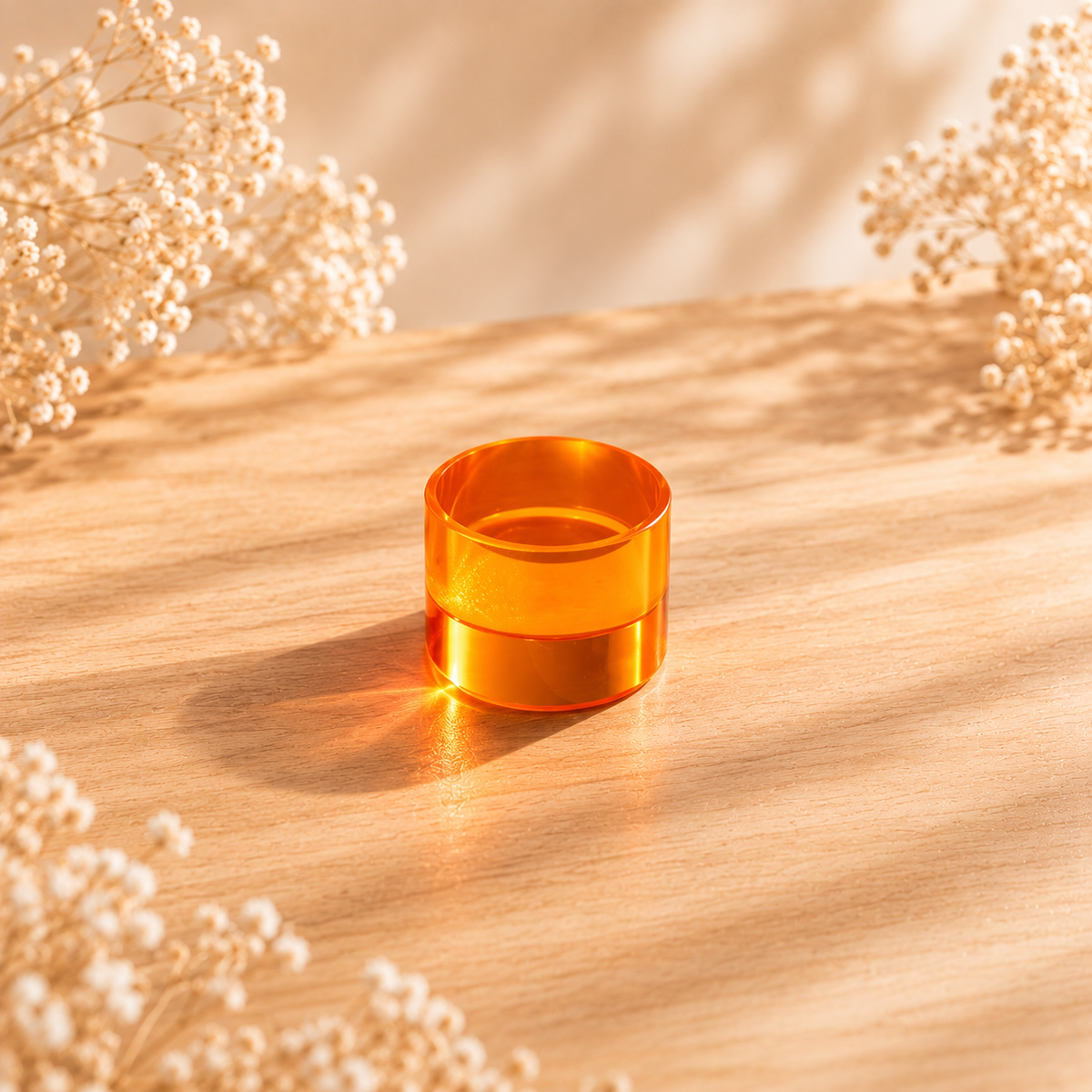 Cilindros translúcidos mini – Naranja
