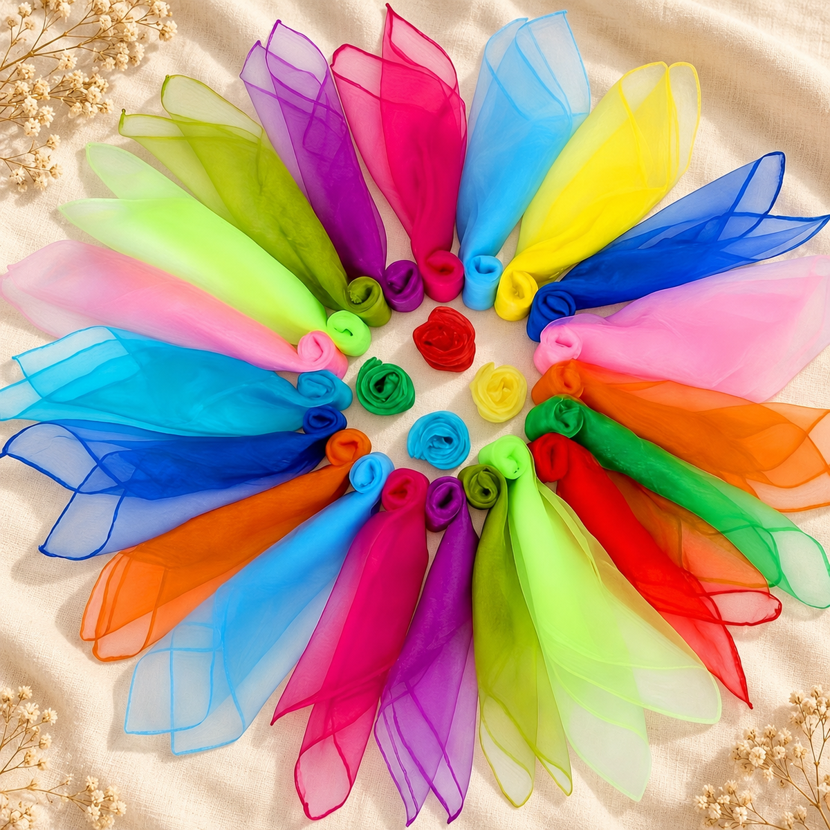 Pañuelos de colores
