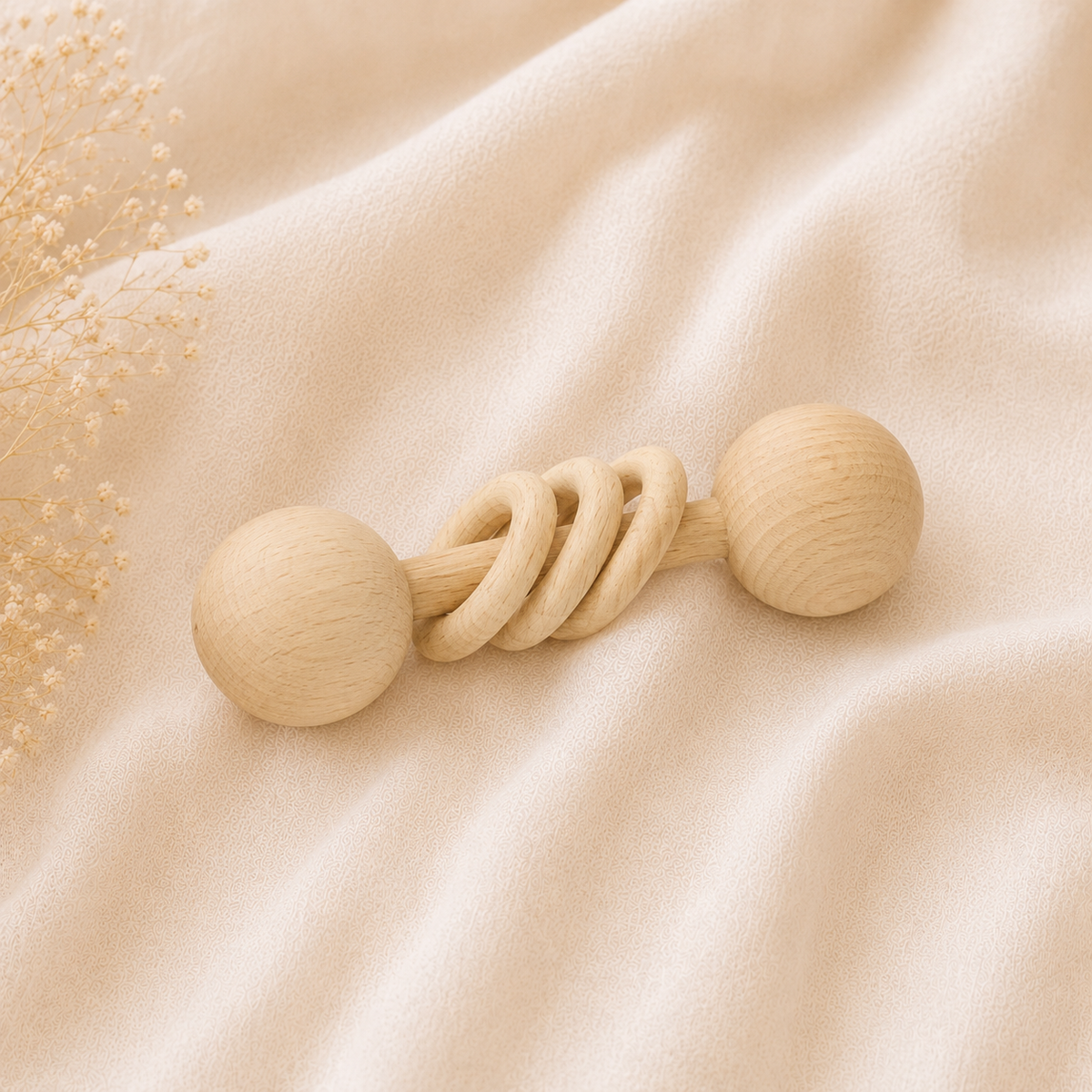 Sonajero de madera
