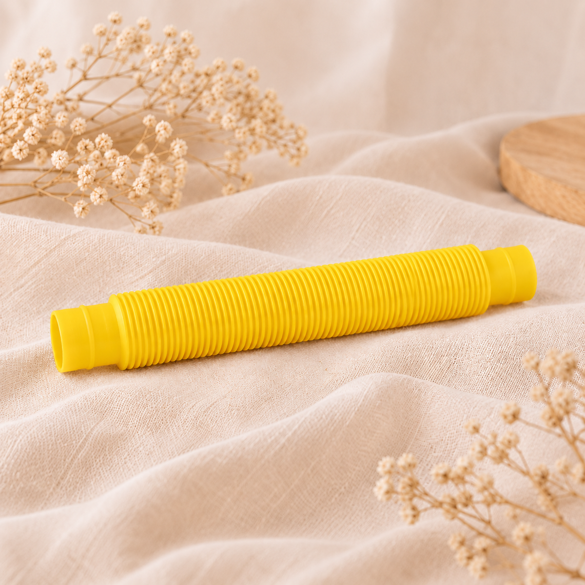 Tubo musical extensible – Amarillo
