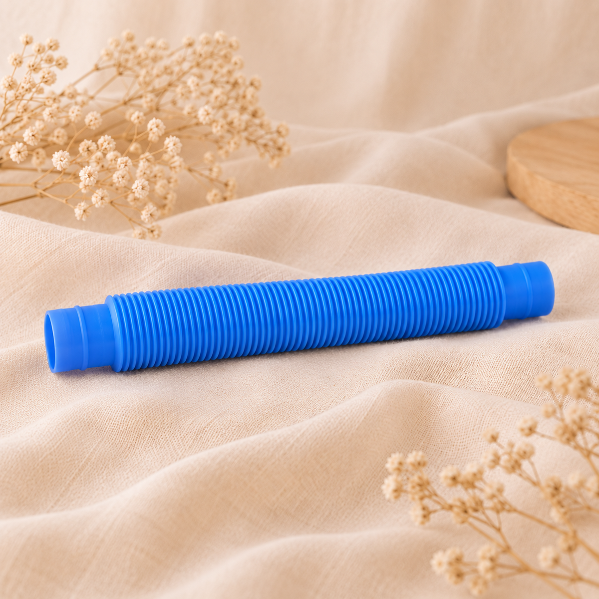 Tubo musical extensible – Azul-claro
