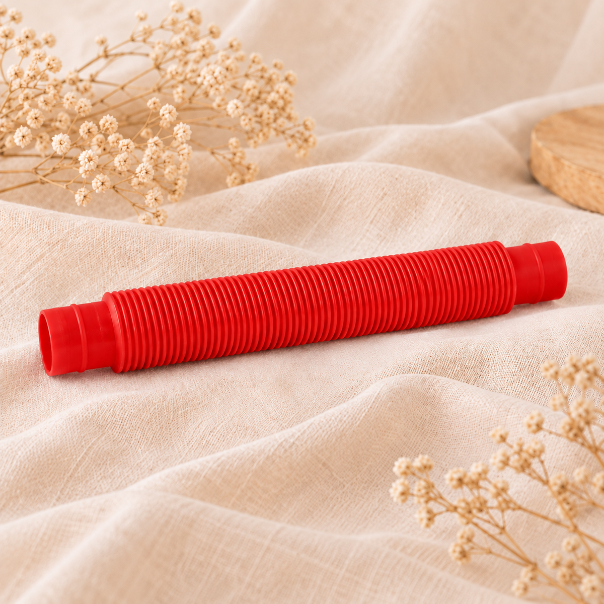Tubo musical extensible – Rojo
