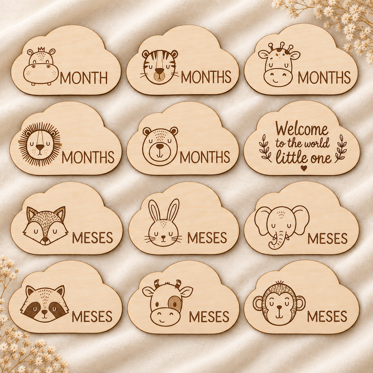 Cumple meses – Animales
